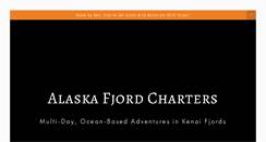 Desktop Screenshot of alaskafjordcharters.com